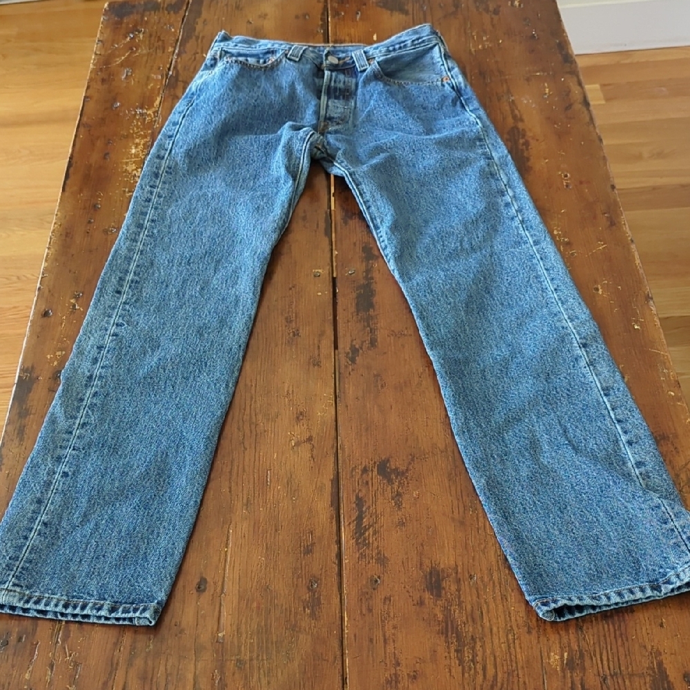 Levi's Blue Straight Leg Jeans